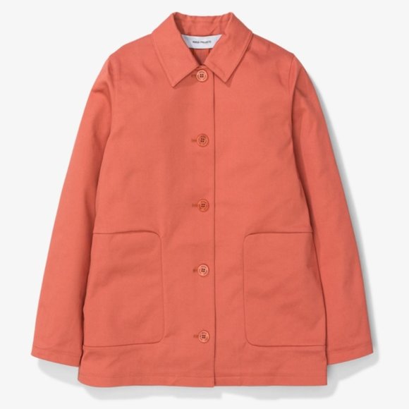 NORSE PROJECTS Rositta Coral Cotton Twill Jacket - Picture 2 of 16